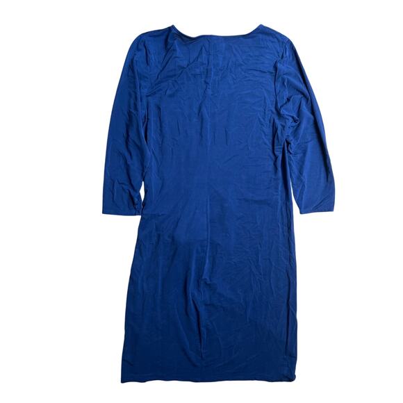 Anthropologie Dolan Sanibel Blue Sleeve Side Tie Dress Size S - Picture 4 of 7